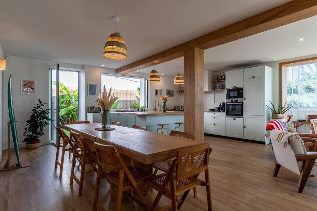 Beautiful Beach House In Front Of The Ocean Biarritz Ngoại thất bức ảnh