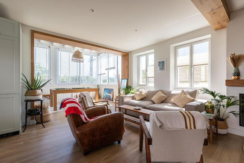 Beautiful Beach House In Front Of The Ocean Biarritz Ngoại thất bức ảnh