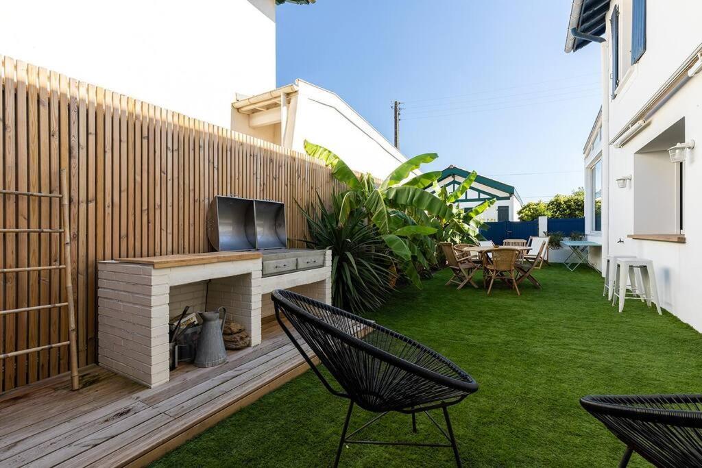 Beautiful Beach House In Front Of The Ocean Biarritz Ngoại thất bức ảnh
